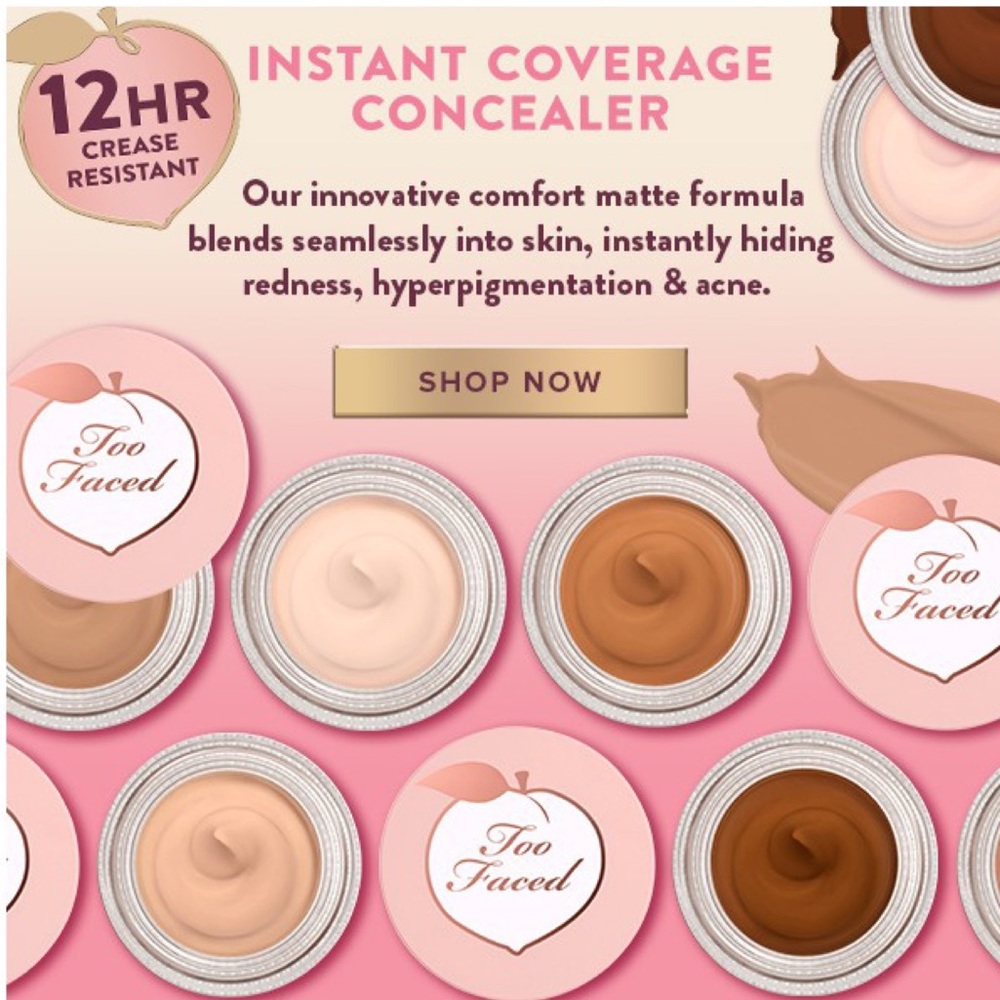 🔥NIB🔥 TOO FACED - Peach Perfect Matte Concealer - Picture 6 of 10
